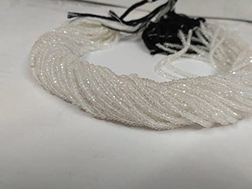 Quartz Cristal Perles Facettées Rondelles 2.8-3.2mm pour Bijoux