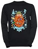 Fabricado en la UE Luxogo Marinero Unisexo Negro Sudadera Hombre Mujer Unisex Black Jumper Men\'s Women\'s