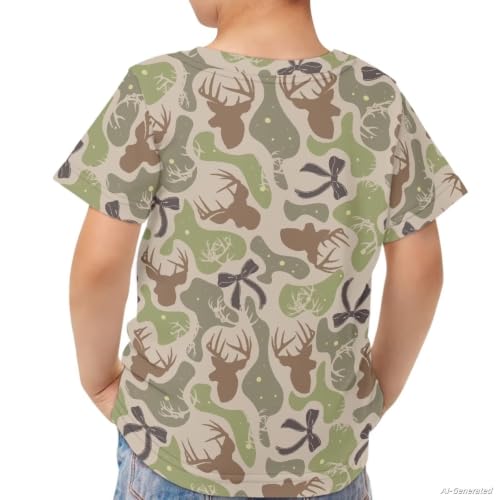 Image of Renewold Kids Novelty T-Shirt for Girls Boys Short Sleeve Crewneck Summer Tee Soft Breathable Graphic Shirt for Age 2-16