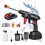 Lavadora De Alta Pressão Recarregável Portátil Para Carros