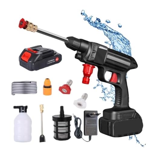 Lavadora De Alta Pressão Recarregável Portátil Para Carros