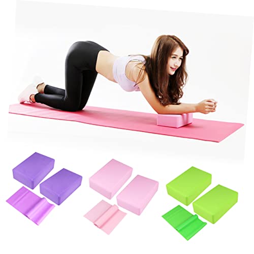 Toddmomy 3 Peças Bloco De Ioga Tijolo De Ioga Adereços De Dança Fitness Tijolo De Bloco De Densidade
