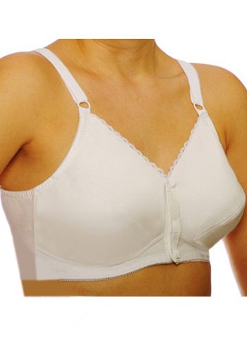 Ability SuperstoreAbility Superstore Size 2/32 to 34-Inch Black Front Fastening Magnetic Bra - Pack of 2