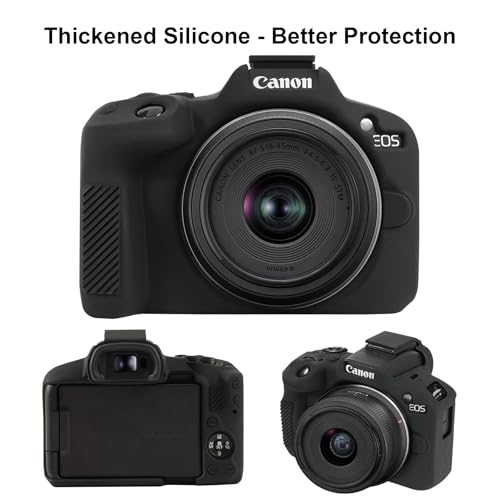 Funda de silicona suave para cámara Canon EOS R50 miniatura 3