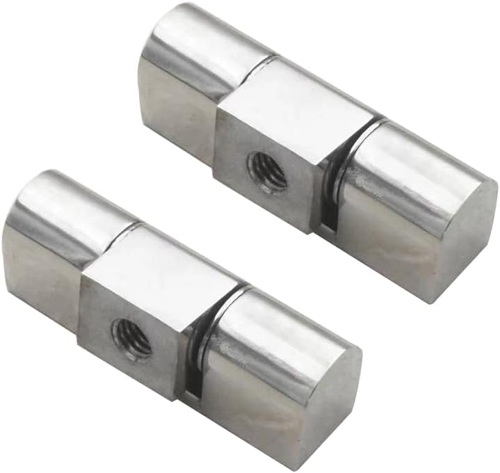 Cabinet Door Hinge 304 Stainless Steel Hinge Industrial Equipment Cabinet Door Electric Cabinet Thickened Load-Bearing Hinge 1Pcs(Mirror- Stainless)