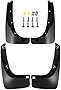 A-Premium Set of 4PCS Mud Flaps Splash Guards Mudguards Mudflaps with Hardware Compatible with Toyota RAV4 2000-2005, SUV, (with Fender Flares), Bolt On, Front and Rear (Driver & Passenger Sides)