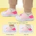 L-RUN All-Day Comfort Toddler Shoes - Plush-Lined, Flexible Soft Sole, Kids Anti-Slip Warm Shoes Pink 5 Toddler