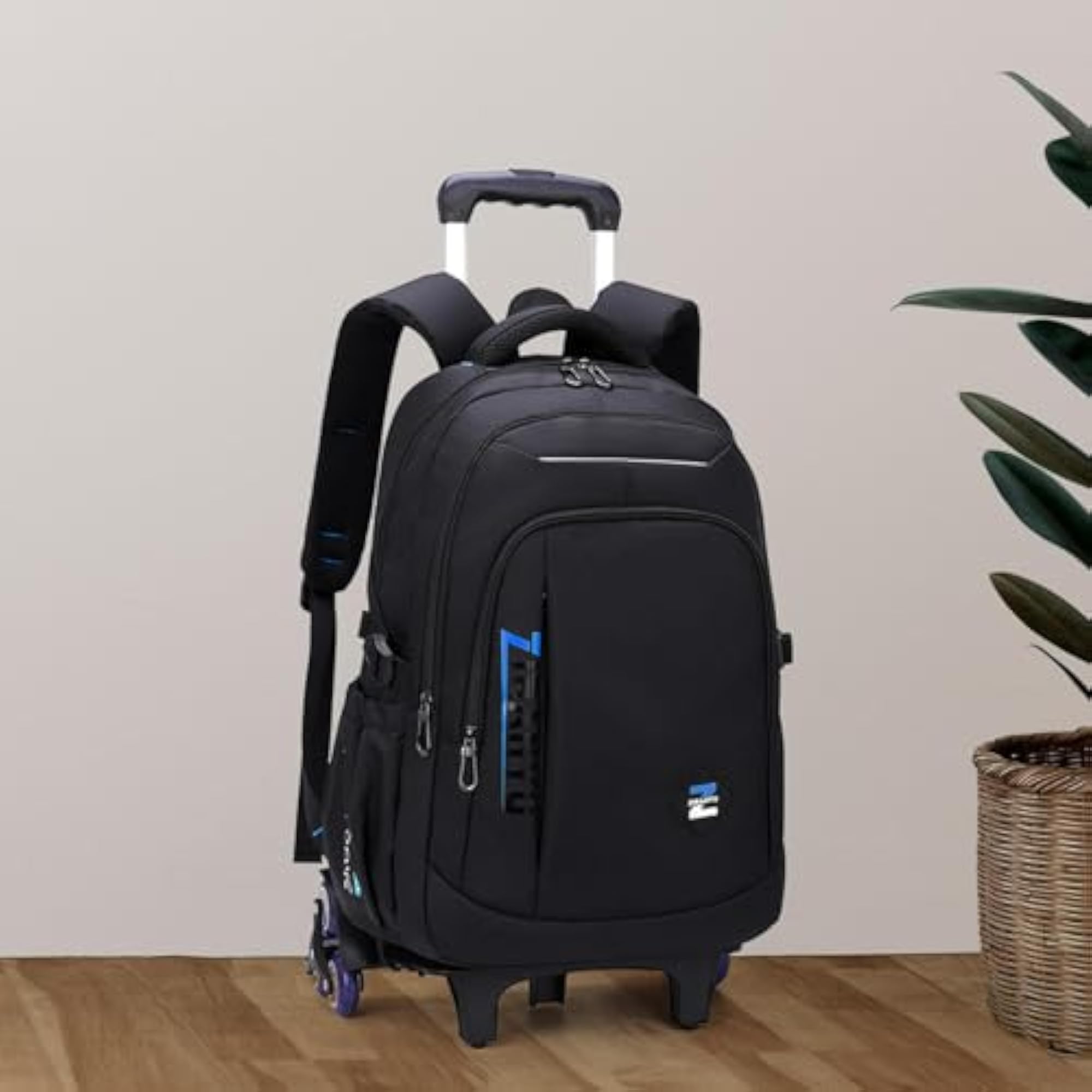 Portable Nylon Trolley Suitcase for Business Travel