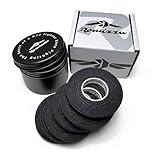 Romizzu Cinta para Dedos Adhesivo Fuerte Algodón Transpirable y Antideslizante Para BJJ Escalada y Otros Deportes 6 Rollos (8 m × 8 mm) con Estuche Metálico y Caja de Regalo
