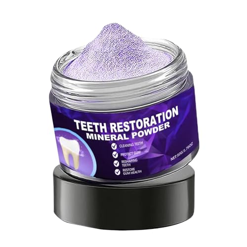 Pavsicgn Dentifricio in Polvere,Polvere per Igiene Dentale | 50 g Dentifricio Istantaneo Riparatore per Uso Quotidiano Igiene Orale Casa Viaggio Uomini Donne Bambini