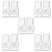 Produktbild REV AquaForm SPARSET - 5x Doppelsteckdose-Feuchtraumsteckdose IP44, einpolig, Aufputz, weiß
