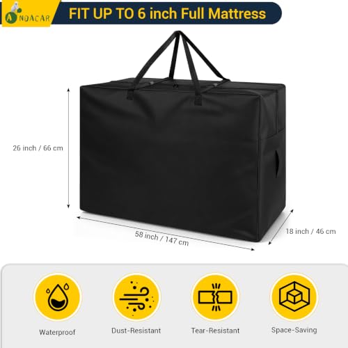 Andacar Folding Mattress Storage Bag for Tri-Fold Mattress by Andacar - Used condition - Image 3