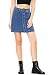Wax Women's Juniors Cute Button Down Denim Mini Skirt