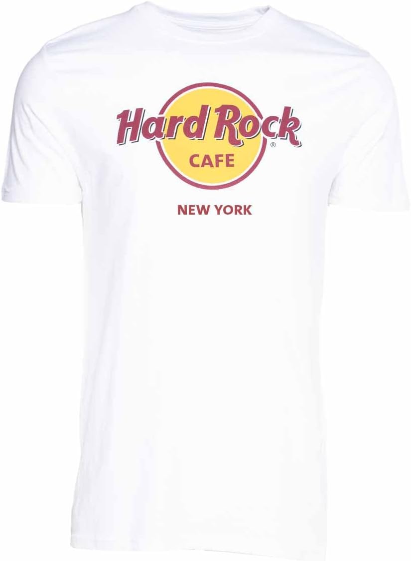 Hard RockClassic White Tee New Logo