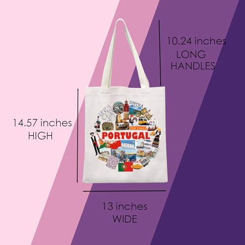 Portugal Tote Bag Portugal Gift Moving to Portugal Gift Portugal Souvenir Gift Portugal Travel Gift For Tourist (Portugal Tote) - Image 2