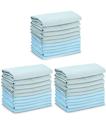 Chiffons en microfibre réutilisables Bixury pour un nettoyage sans trace - 2