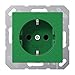 Produktbild Jung 1520 BF GN Schuko Steckdose 16 A 250 V bruchsicher Serie A grün, 250 V