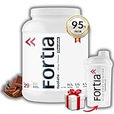 FORTIA Proteinas Isolate 100% | Proteinas para Masa Muscular - Whey Protein Isolate | Proteína Isolate | Materias Primas Europeas de Primera Calidad | 100% Proteina Iso para Atletas