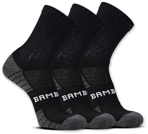 Image of Bamboo Socks For Men, Odour Free, Ventilated, Anti-Bacterial, Soft & Cushioned, Pack of 3 Pairs