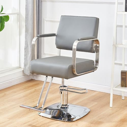 Professioneller hydraulischer Friseurstuhl – höhenverstellbarer Salonstuhl für bequemes Haarewaschen und Stylen in Friseursalons und Barbershops – ergonomisches Design und strapazierfähige P
