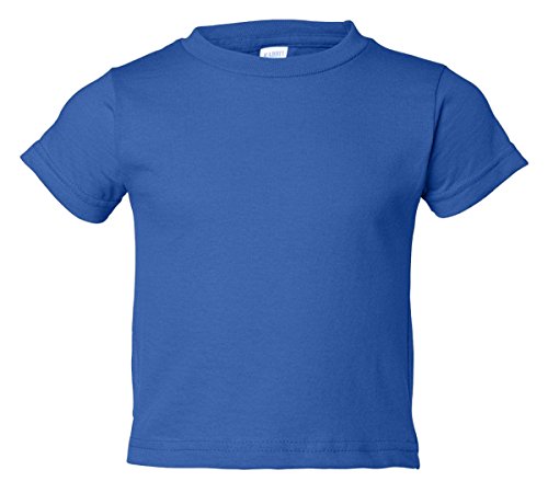 Rabbit Skins 5.5 oz Little Kid Short-Sleeve T-Shirt, 3T, Royal