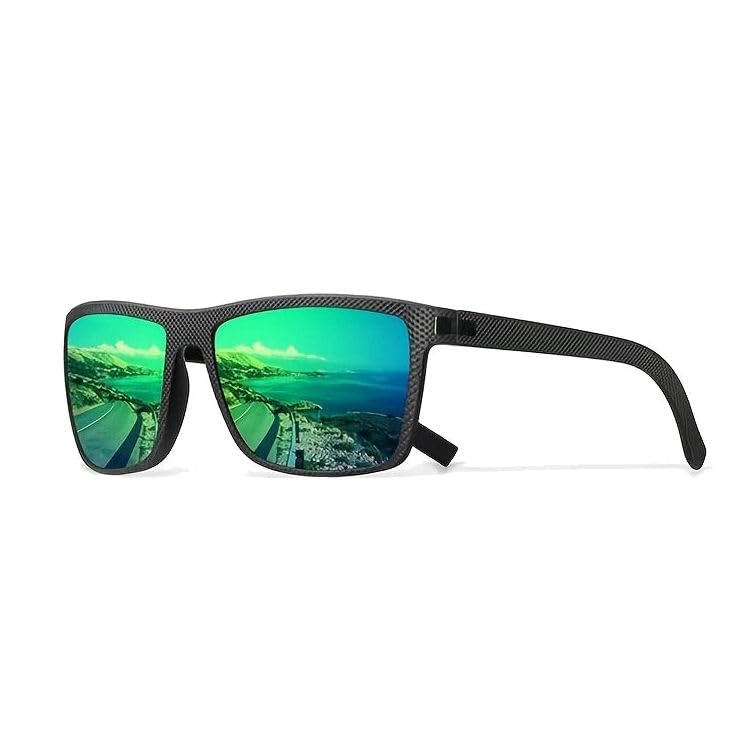 Tropic Blu - Polarised HD Sports Fasion Sunglasses for Men Sun Glasses Fishing Running Golf Sunglasses for Men Women with UV Protection (Green Lens)