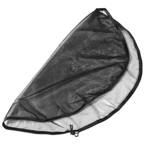 Toyvian 防虫ネット付き屋外用雨水タンクカバー 巾着式メッシュスクリーン 落ち葉や虫の侵入防止 高耐久素材使用 簡単取り付け 収納可能 ガ