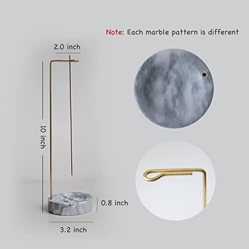 Lfilonro IH1 Marble Incense Holder,Incense Holder For Sticks, Modern Incense Burner Holder With Ash Catcher Gold Incense Stick Holder For Yoga Spa And Relaxation Home Living Room Office Decor  thumb #3