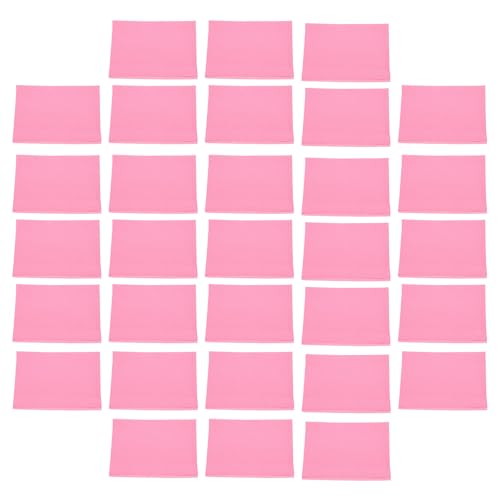 Bavoirs jetables en pâte de bois rose pour manucure et nappes