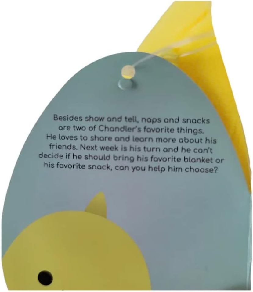 Squishmallows Official Kellytoy Plush 8 Inch Squishy Soft Plush Toy Animals (Chandler Yellow Shark)