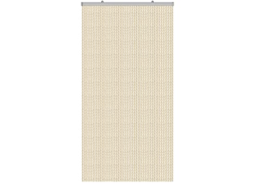 BIANCHERIAWEB Cortina antimosca antiruido caída panel puerta ventana casa Pon Pon