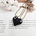 Produktbild Schwarz Rot Und Weiß Lego Halskette Damenmode Herz Anhänger Halskette Gold Und Silber Lange Halskette Schmuck Accessoires Persönlichkeit Mode