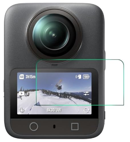 Image of M.G.R.J Tempered Glass Screen Protector for DJI Osmo 360 Action Camera (Transparent)