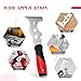 Mister Rui Putty Knife, Paint Scraper 13 in 1 Putty Knife Multi Fuctional, Stainless Steel Metal Scraper, Spackle Knife with Hammer End, Razor Blade Paint Scraper Tool