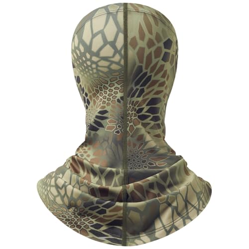 Image of BASSDASH Neck Gaiter Mask UPF 50 Sun Protection for Men & Women, Fishing, Hiking, Outdoor