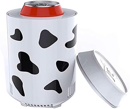 TOPYL for Beer Drink,Mini Drinks Fridge,0.5L 1 Can,Cooler Warmer Portable Mini Refrigerator with USB Power A