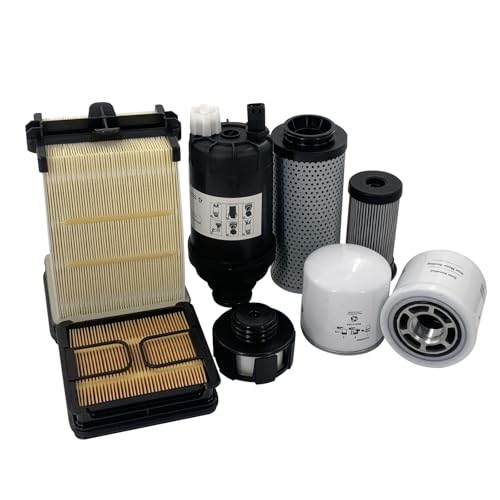 Engine Oil Filter and Air Filter Service Kit 7221934 7023589 7286322 6727475 6692337 Compatible with Bobc-at T450 T550 T590 T595 T630 T650 S450 S510 S530 S550 S570 S590 S595 S630 S650