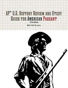 Paperback AP* U.S. History Review and Study Guide for American Pageant 14th edition Book