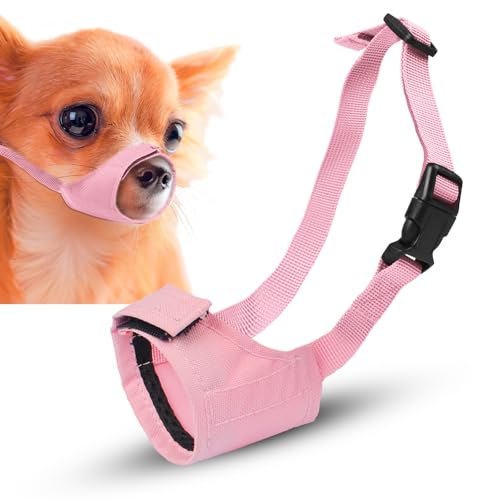 Small Soft Mesh Dog Muzzle for Chihuahua, Yorkshire Terrier