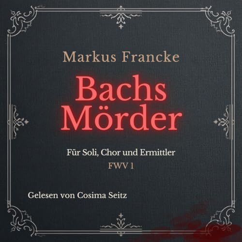 Diseño de la portada del título Bachs M&ouml;rder