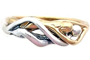 Woman Embrace Rings, Woman Puzzle Rings