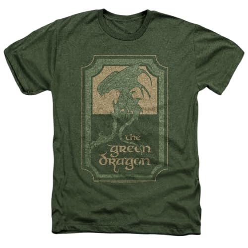 Amazon.com: Lord of The Rings- Green Dragon Tavern T-Shirt Size S