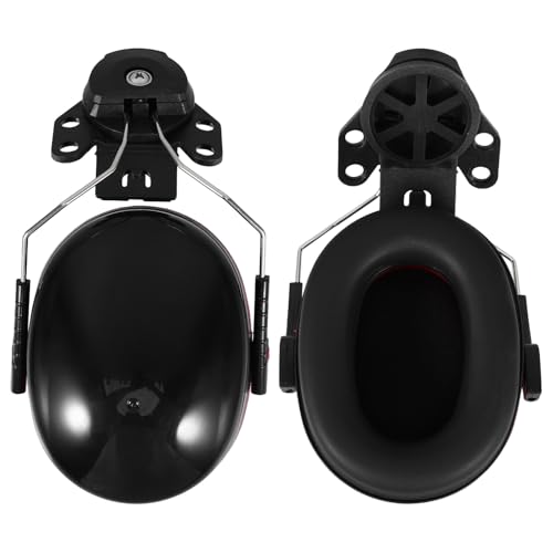 Protection auditive compatible casques de sécurité à fixation latérale bicolore