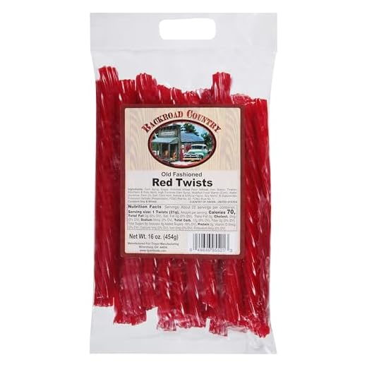 Backroad Country Red Licorice Twists 16 Ounces (Pack of 1)
