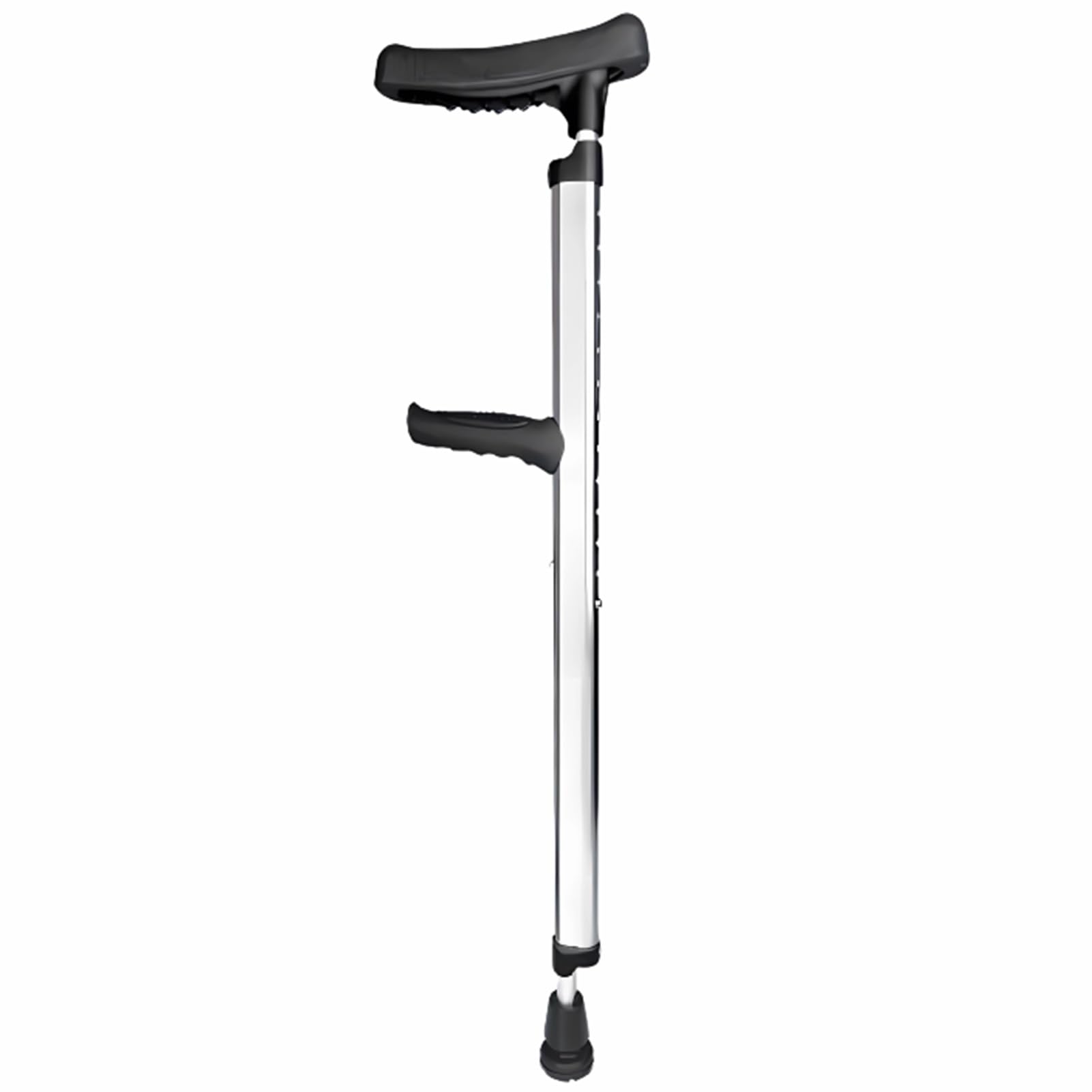Wxpxybf Silver Underarm Crutches For Travel Or Work,Lightweight Folding Walking Cane,Folding Canes For Seniors & Adults