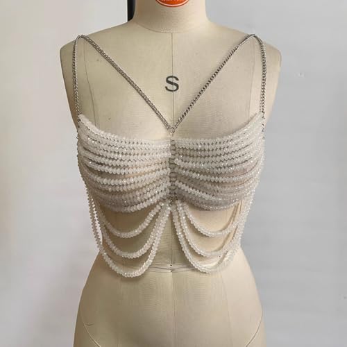 Gargantilla desmontable con cuentas y cadena corporal ajustable Boho 3