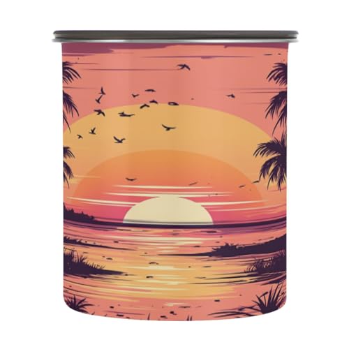 Envase de Café Hermético Acero Inoxidable 30oz Azul
