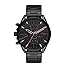 Diesel Herren Chronograph Quarz Uhr mit Edelstahl Armband DZ4524