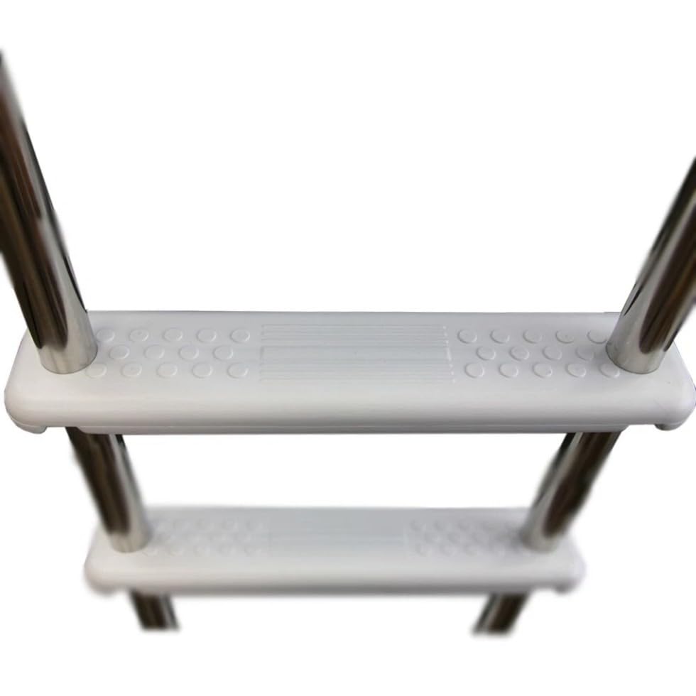 Escalera para piscina sobre suelo acero inoxidable 72 in miniatura 3