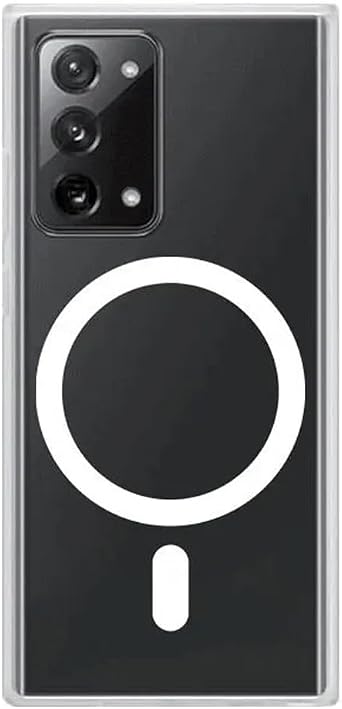 Doowear for Galaxy Note 20 Case Magnetic [Compatible with Magsafe] Wireless Anti-Scratch Shockproof Matte Clear Full Camera Protection Slim Thin Phone Cover Case for Samsung Galaxy Note 20 5G-Clear